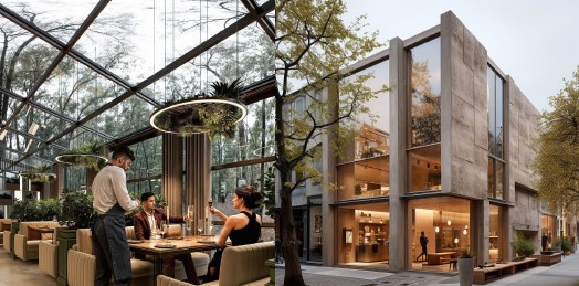 Interior courtyard